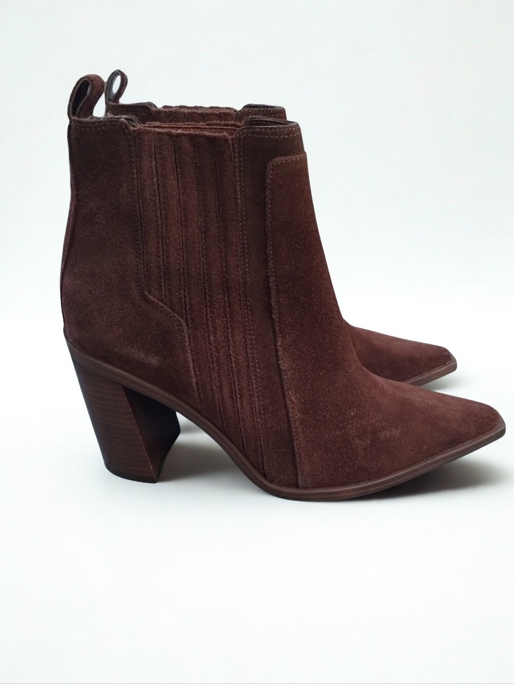 Vince Camuto Leather Suede Ankle Boots Women's Size 10